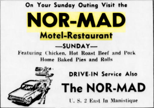 Nor-Mad Motel - 1963 Ad